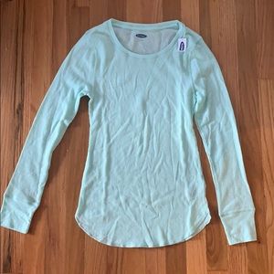 Old Navy Women’s Thermal Crew-Neck Tee Medium NWT